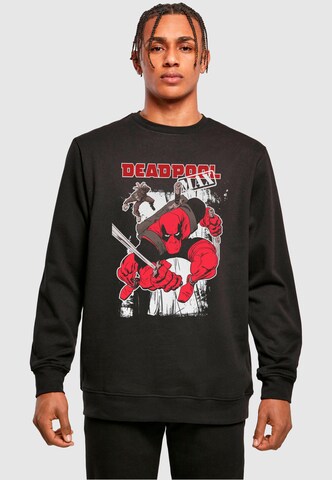Sweat-shirt 'Deadpool - Max' ABSOLUTE CULT en noir : devant