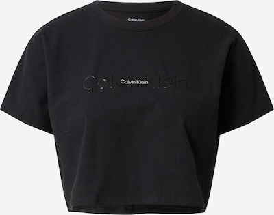 Tricou funcțional Calvin Klein Performance pe negru / alb, Vizualizare produs