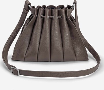 Gretchen Pouch 'Fan' in Grey: front