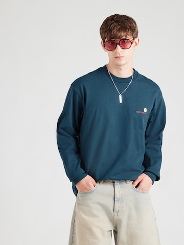Carhartt WIP Футболка 'American Script' в Зеленый: спереди