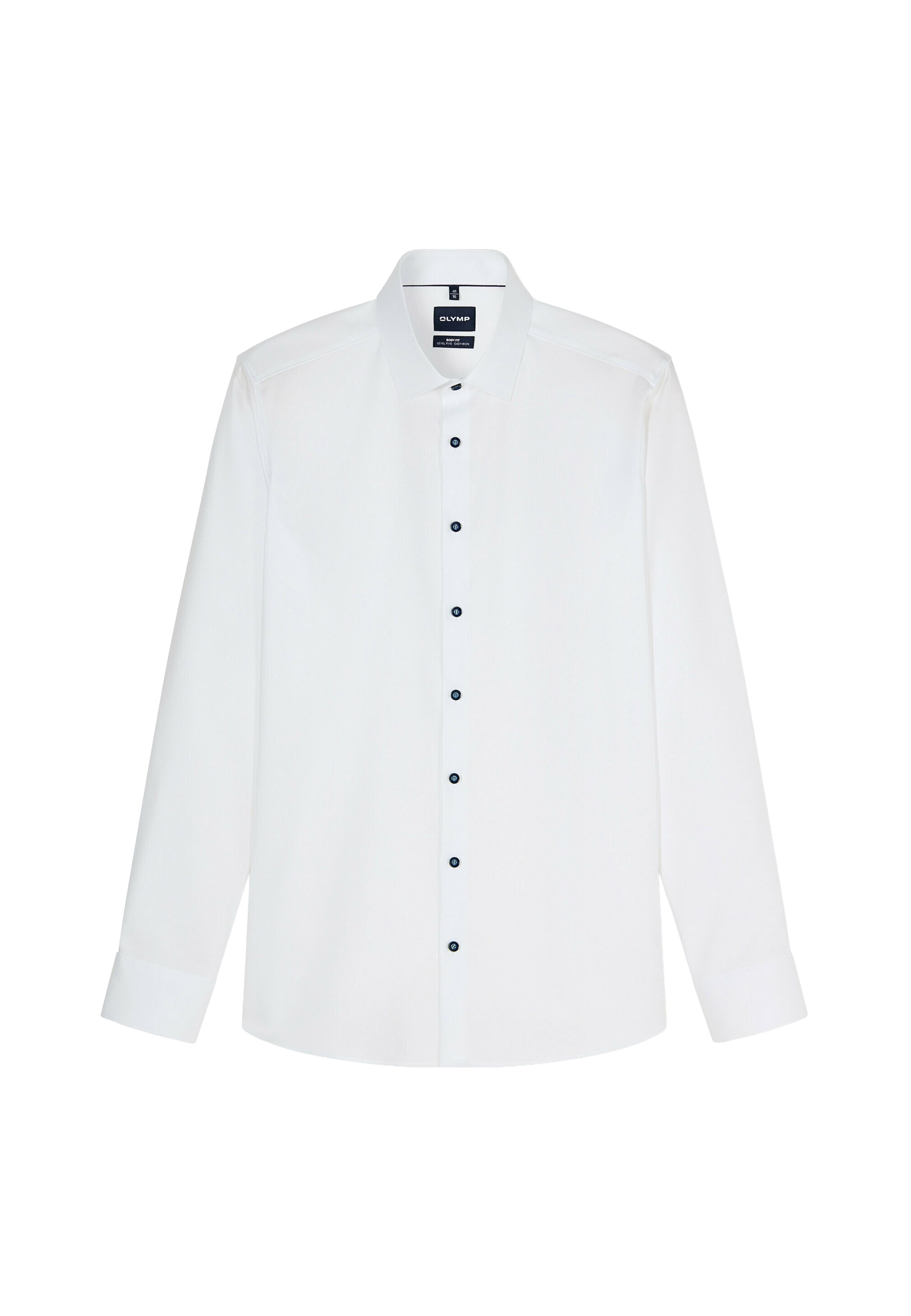 OLYMP Regular fit Button Up Shirt in White: front