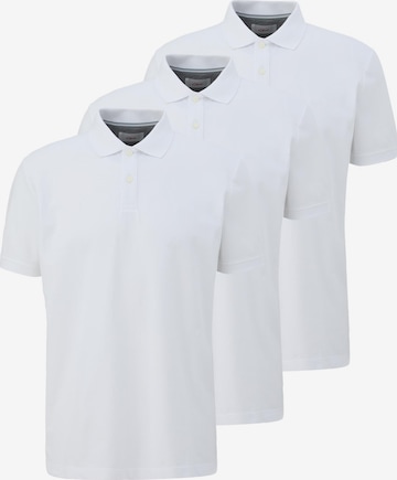 s.Oliver Shirt 'Basic' in Weiß: Vorderseite