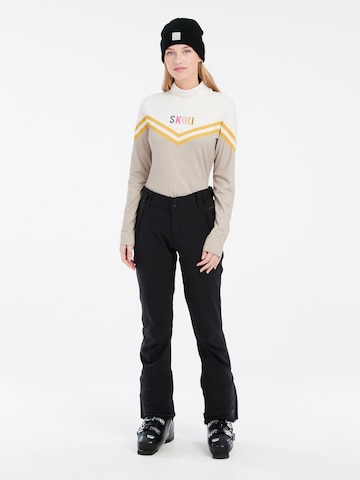 PROTEST Sportsweatshirt 'PRTMERCI' in Braun