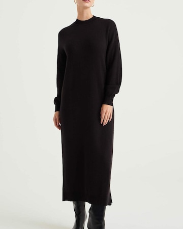 WE Fashion Knit dress in Black: front
