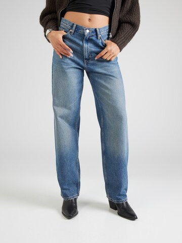 Loosefit Jean 'Rail' WEEKDAY en bleu : devant