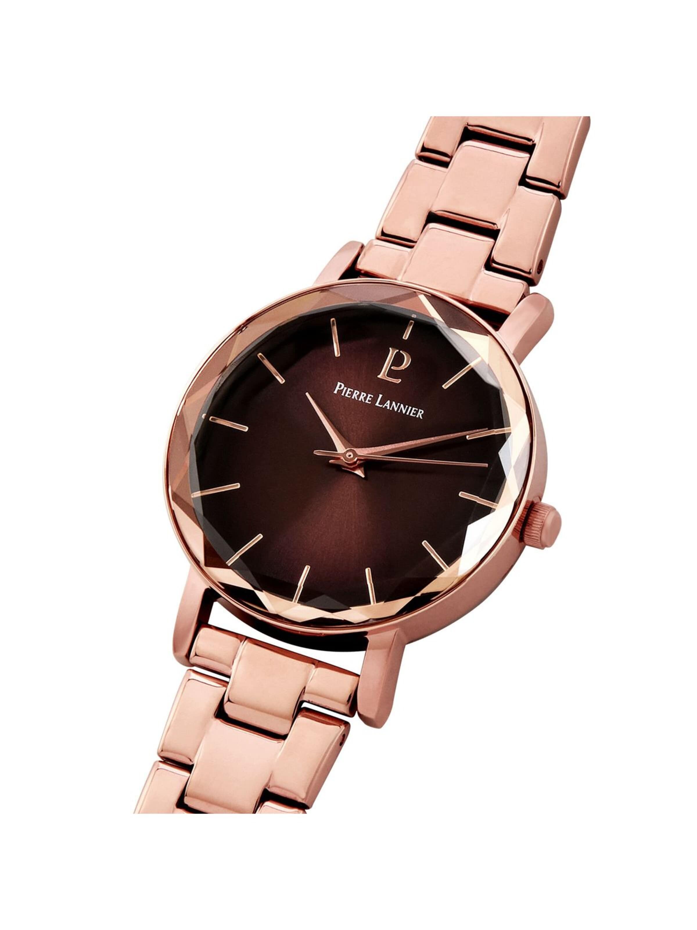 Montre à affichage analogique 'Pierre Lannier - Watch Multiples - Quartz watch movement - Watch case width: 30 mm' Pierre Lannier en marron