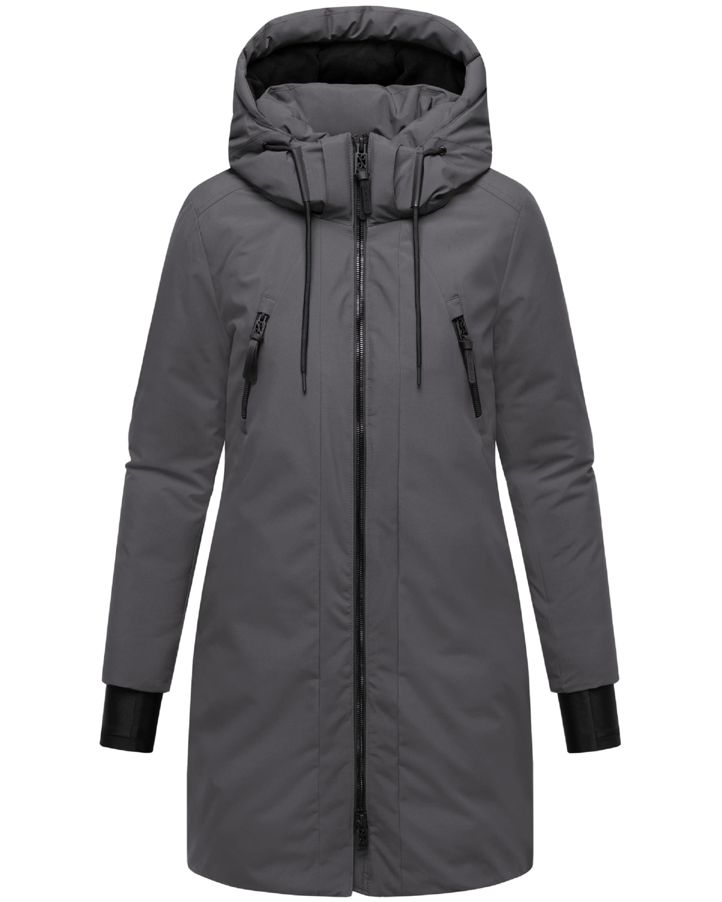 Manteau d’hiver &#x27;Winterzart 14&#x27; NAVAHOO en gris : devant