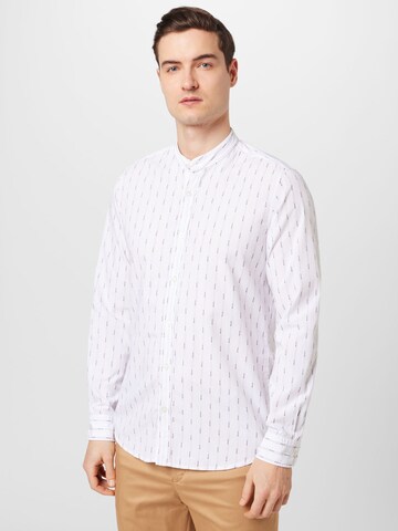 BOSS Regular fit Overhemd 'Race' in Beige: voorkant