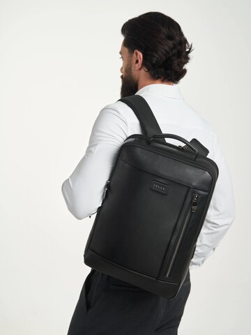 jolar Rucksack 'Dunavor Office'‌‌‌‌‌‌ in Schwarz