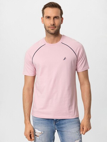 T-Shirt Moxx Paris en rose : devant