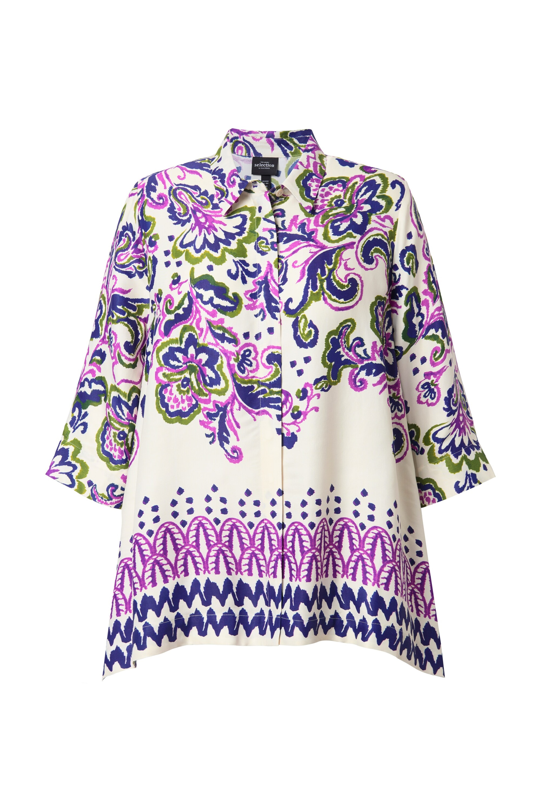 Ulla Popken Bluse in Beige: Vorderseite