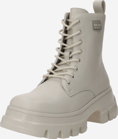 Tommy Jeans Bottines à lacets en beige, Vue avec produit