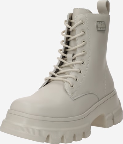 Tommy Jeans Lace-Up Ankle Boots in Beige, Item view