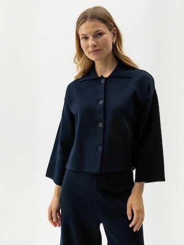 Holebrook Tussenjas ' Jane ' in Blauw: voorkant