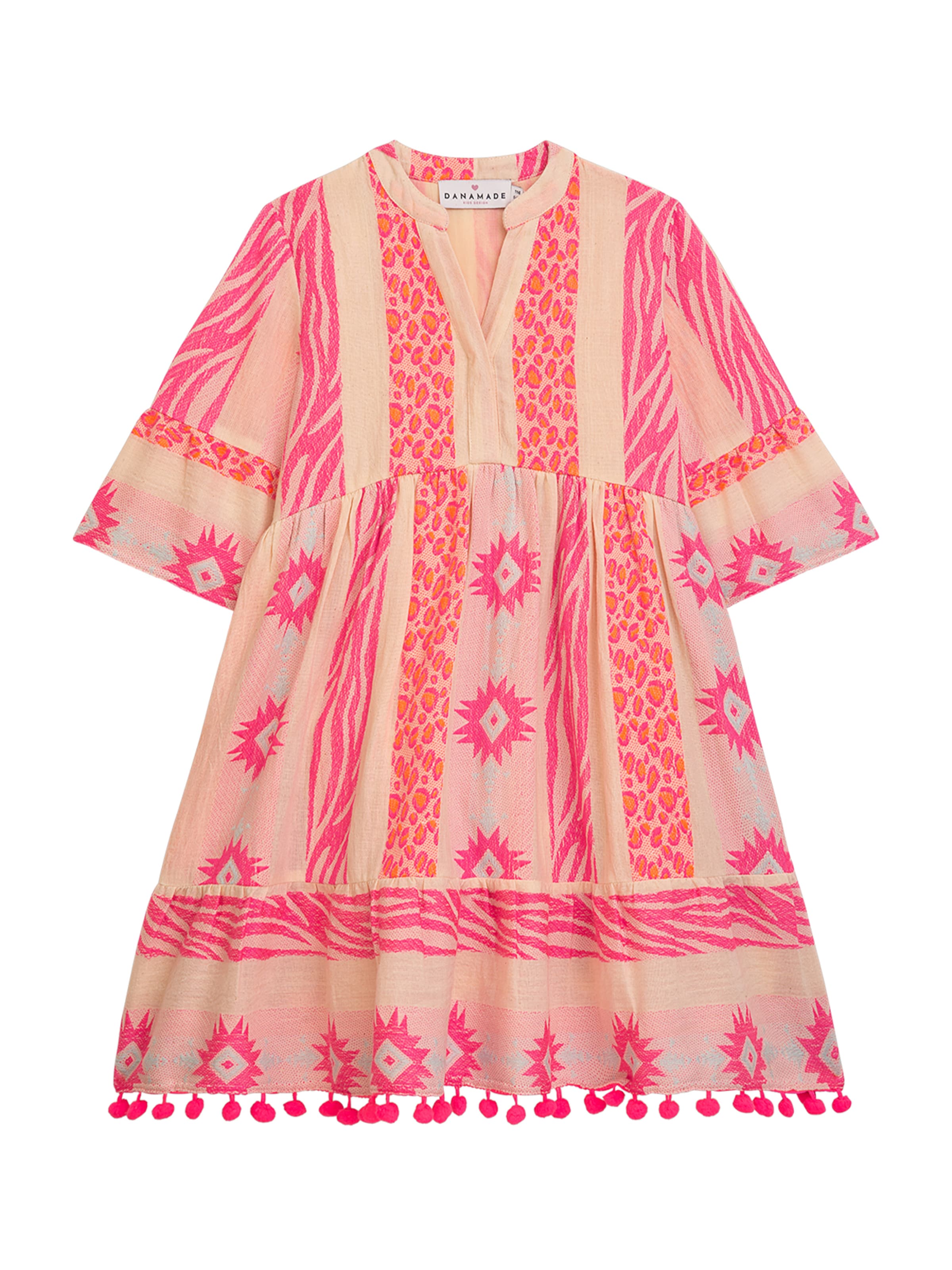 Abito di Danamade in rosa: frontale