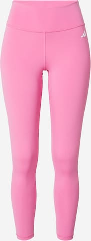 ADIDAS PERFORMANCE - Skinny Pantalón deportivo 'Essentials' en rosa: frente