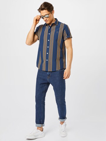 FARAH Regular Fit Hemd 'MARINA' in Blau