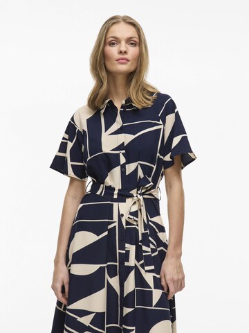 VILA Blousejurk 'VIEBBA' in Blauw