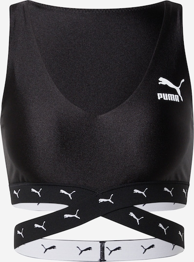 PUMA Top 'Dare To' in schwarz / weiß, Produktansicht