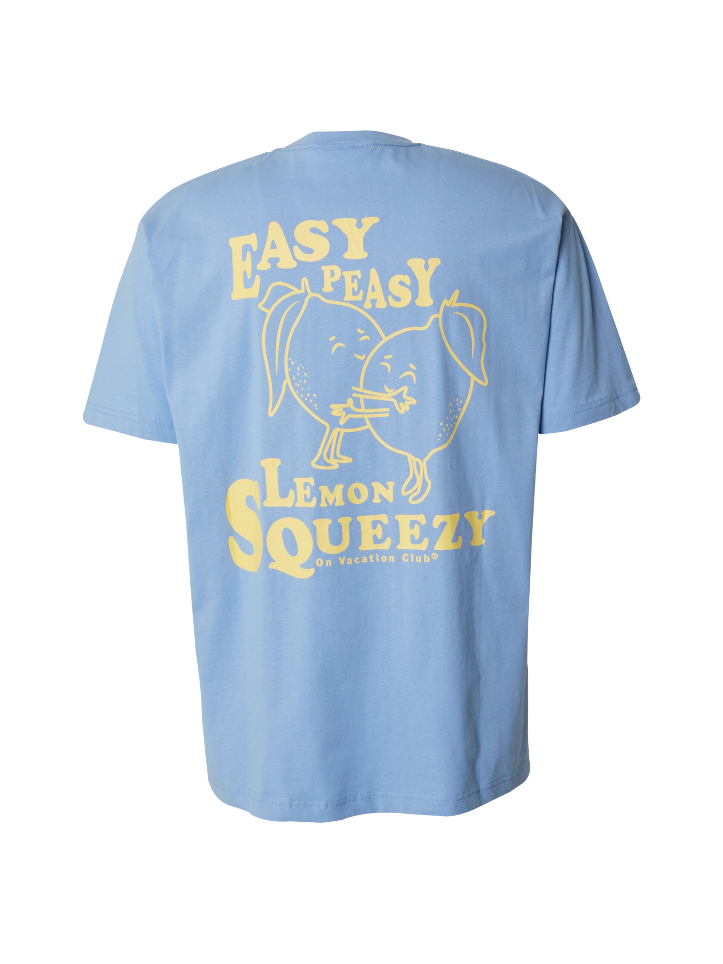 On Vacation Shirt 'Lemon Squeezy' in Blauw