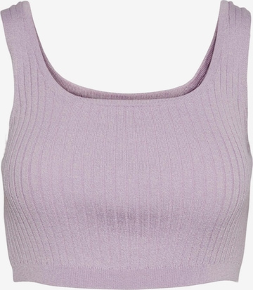 VERO MODA Knitted top 'Fibly' in Purple: front