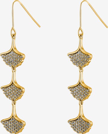 Boucles d'oreilles 'Andrina' Heideman en or : devant