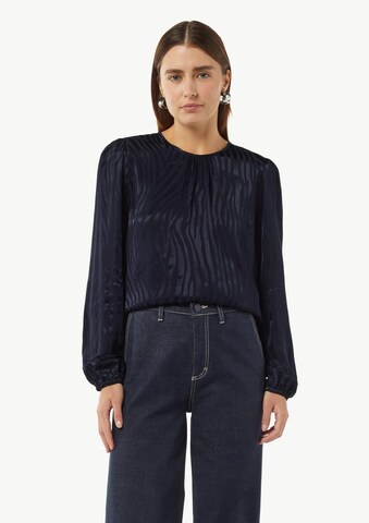 comma casual identity Blouse in Blue: front