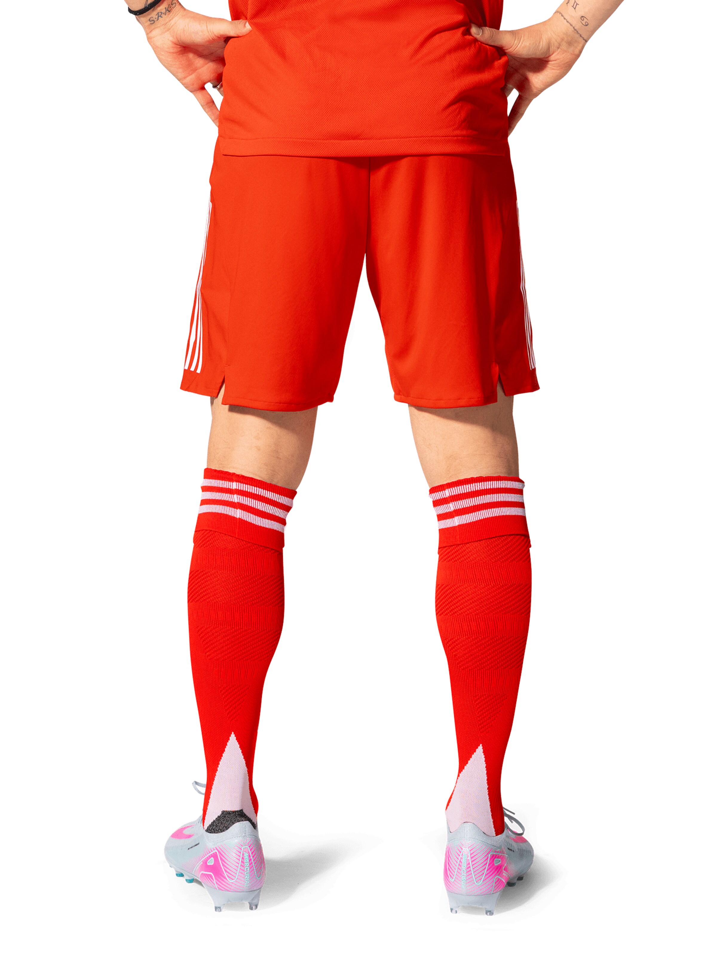 ADIDAS PERFORMANCE Loosefit Sporthose in Rot