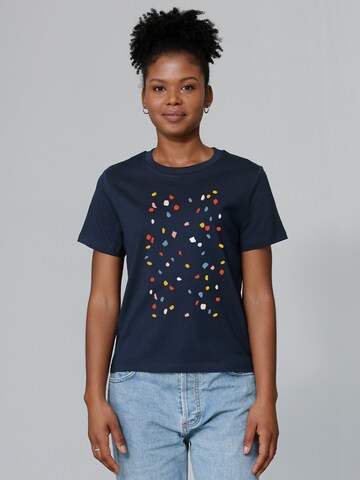 Watapparel Shirt ' This is Art ' in Blue: front