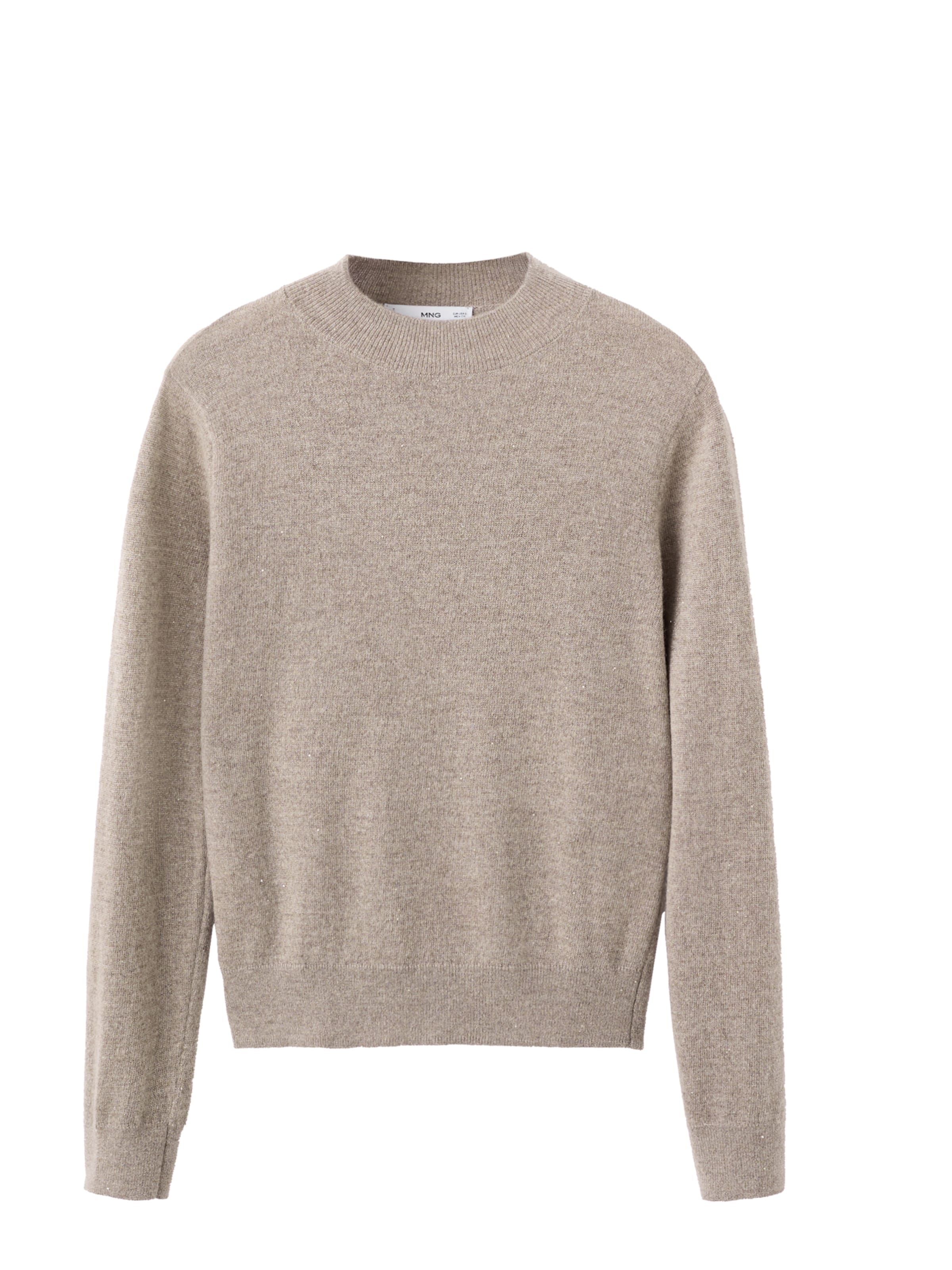 MANGO Пуловер 'BRONCO' в сиво: отпред