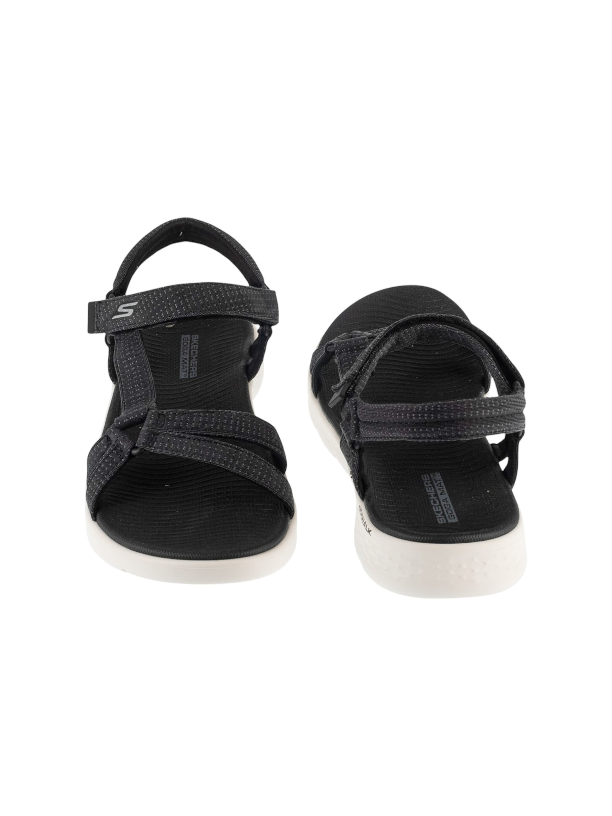 SKECHERS Sandaal 'Skechers Go Walk Flex Sandal - Sublime' in Zwart