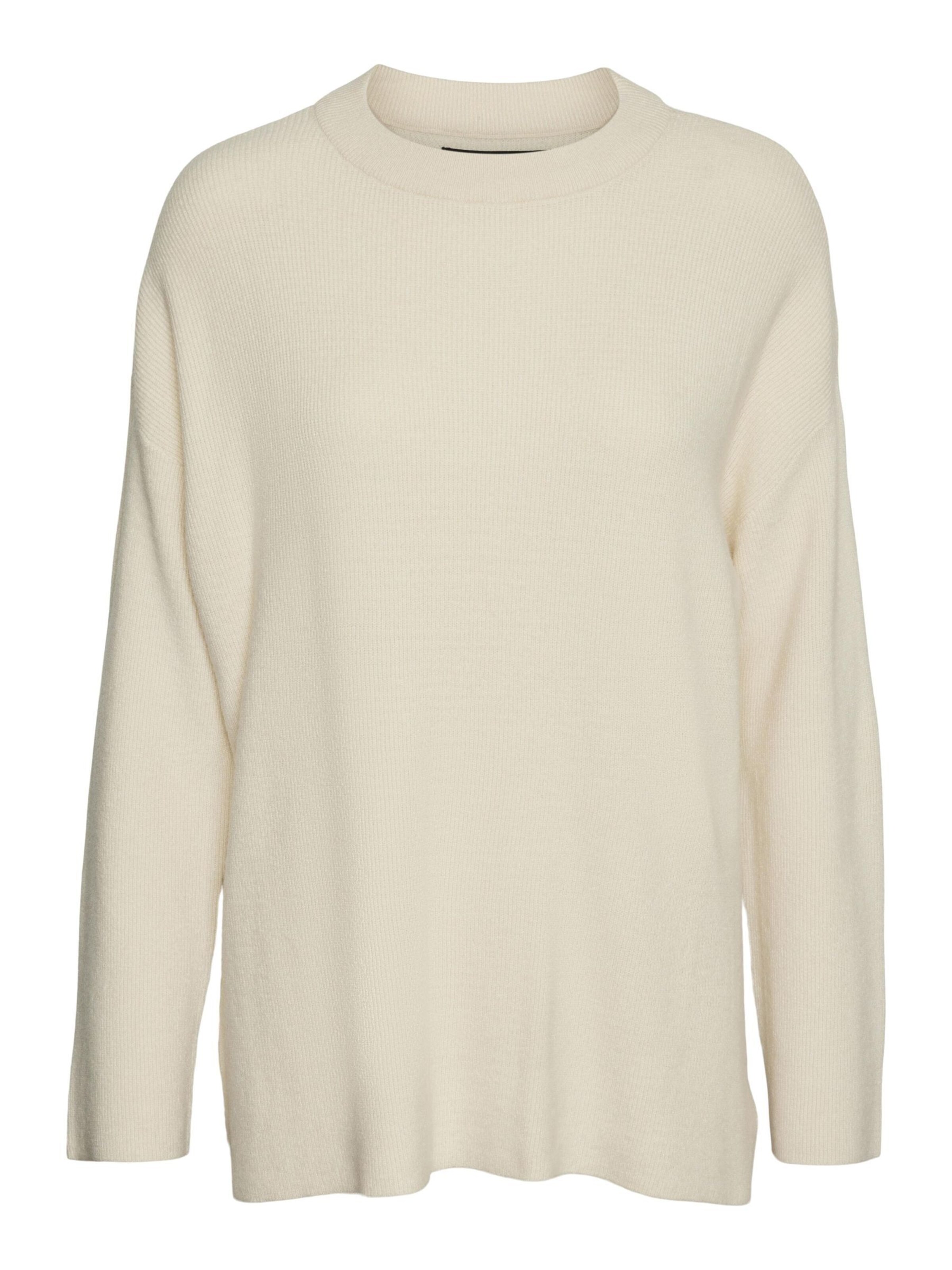 VERO MODA Sweter 'CLOVER' w kolorze beżowy: przód