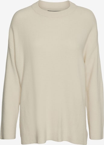 VERO MODA Свитер 'CLOVER' в Бежевый: спереди