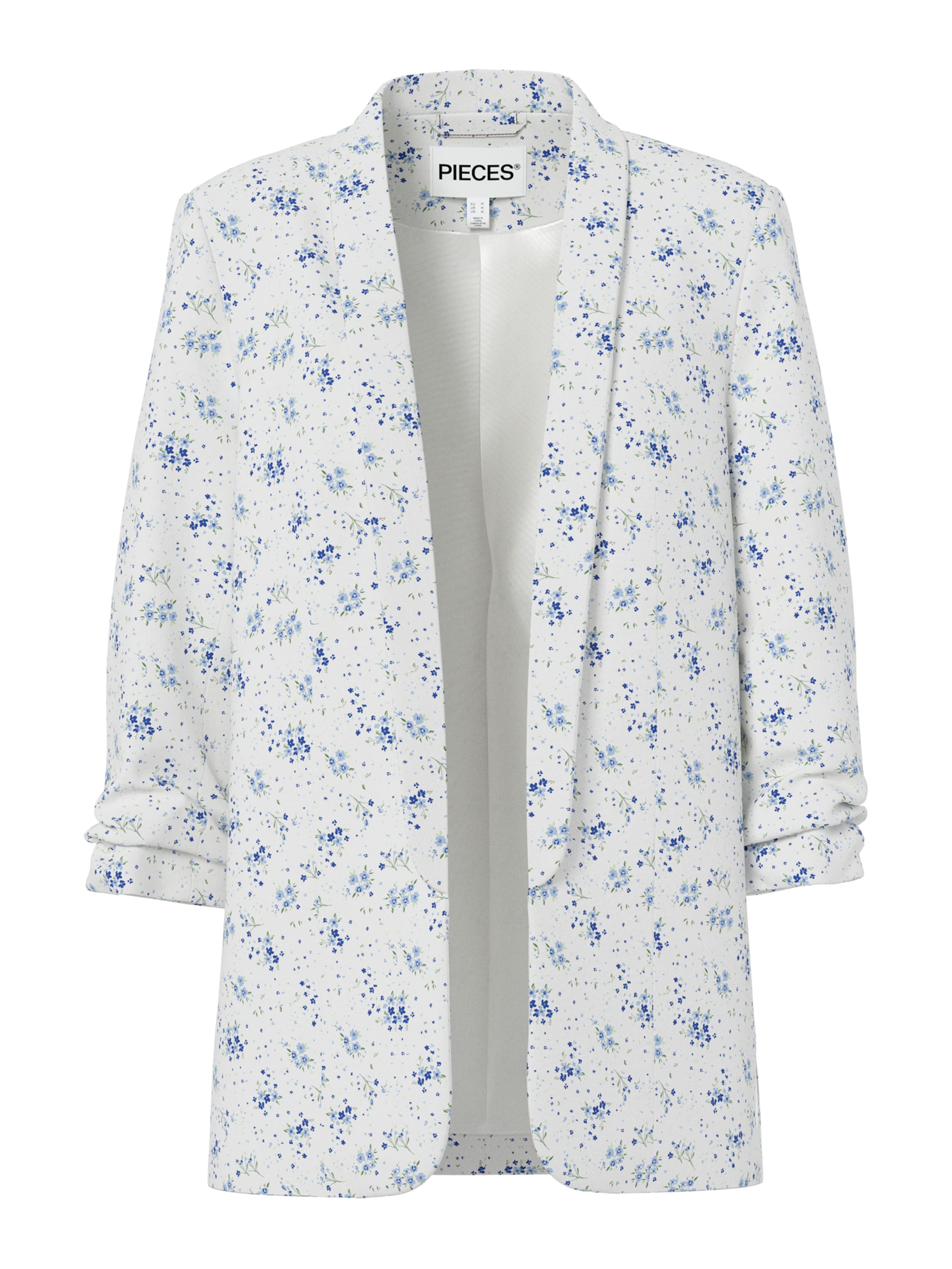 PIECES Blazer 'PCBOSS' in White: front