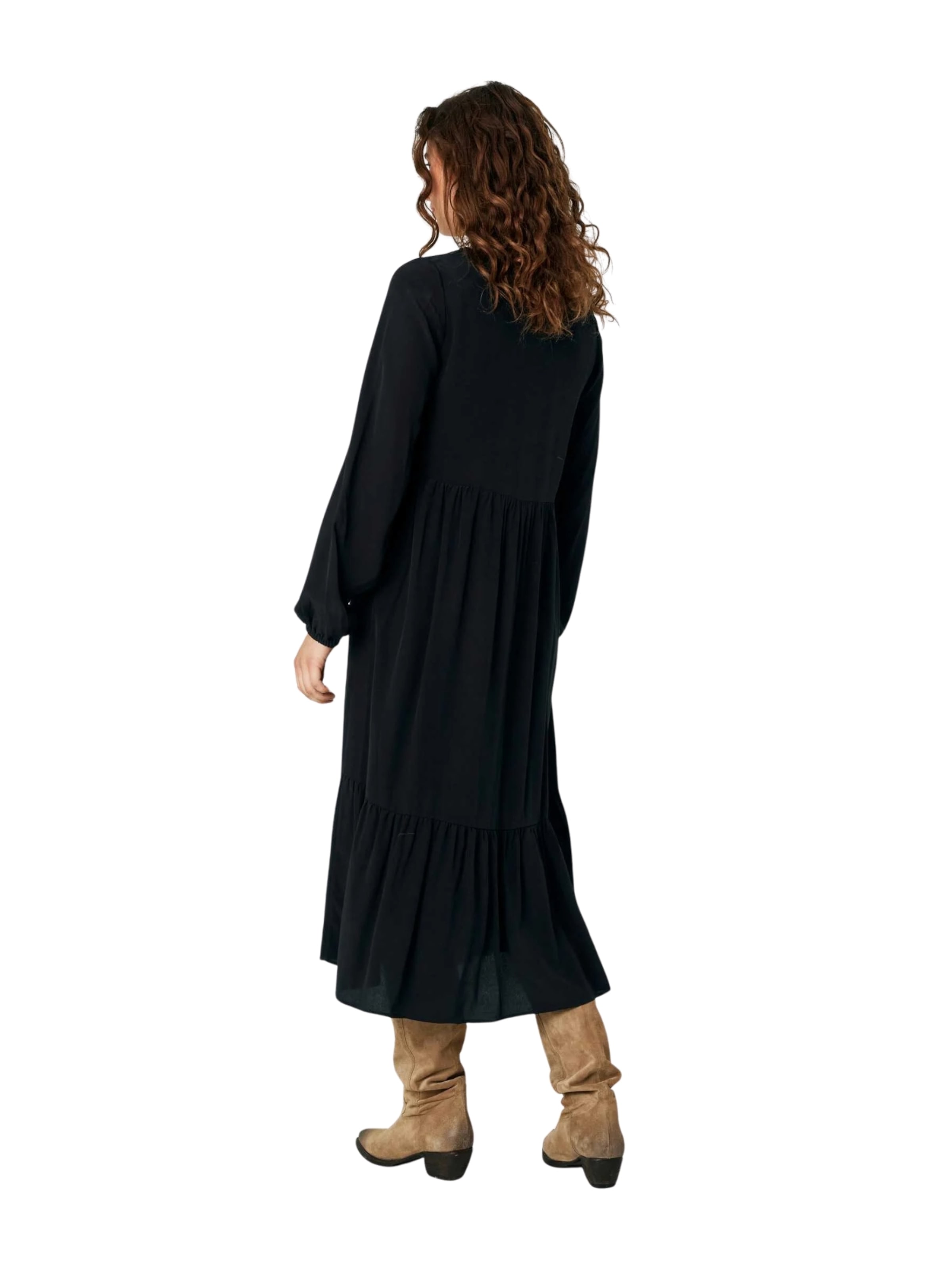 Noa Noa Šaty ' RosildaNN Dress ' – černá