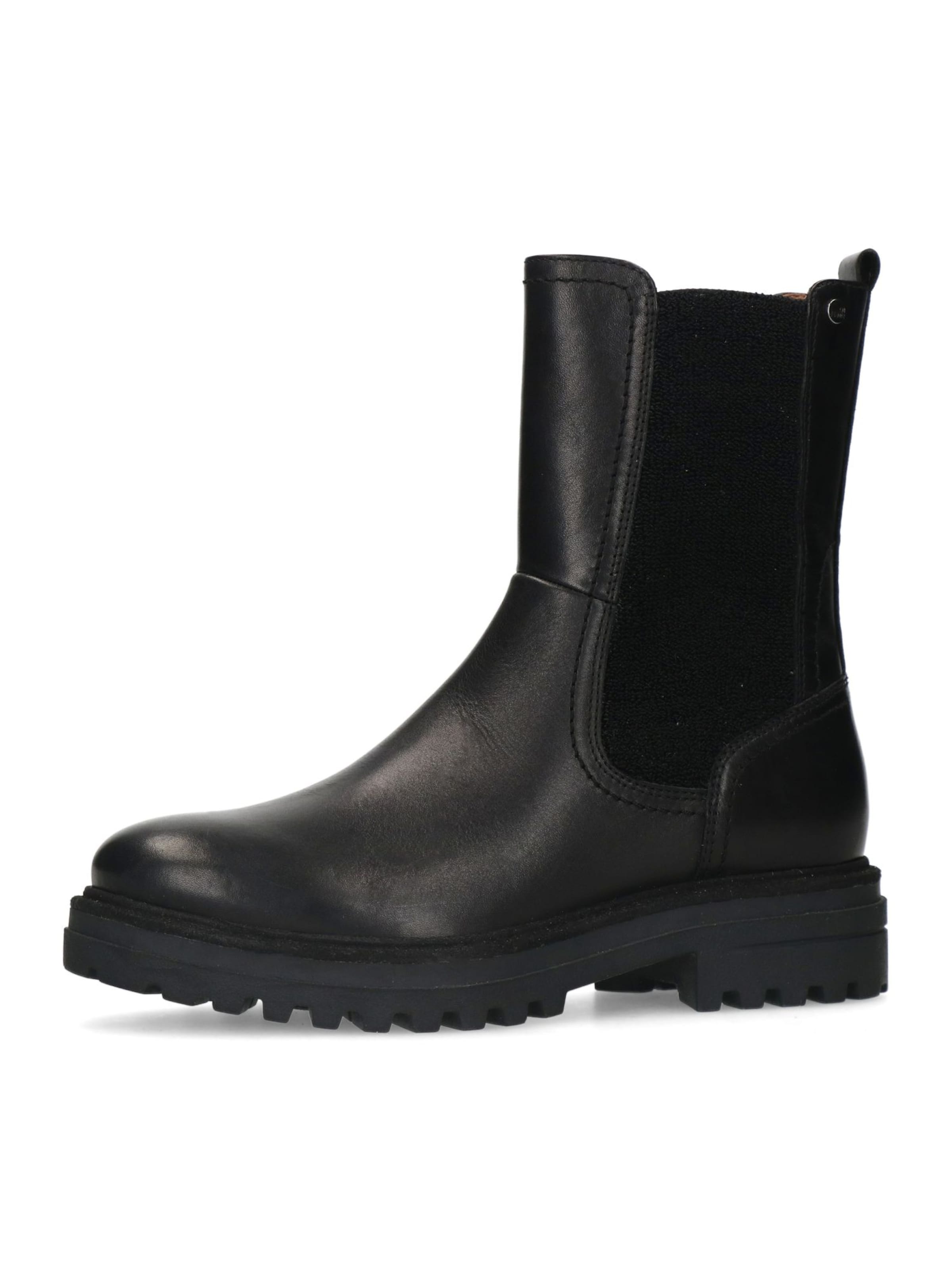 MANFIELD Chelsea Boots en noir, Vue avec produit