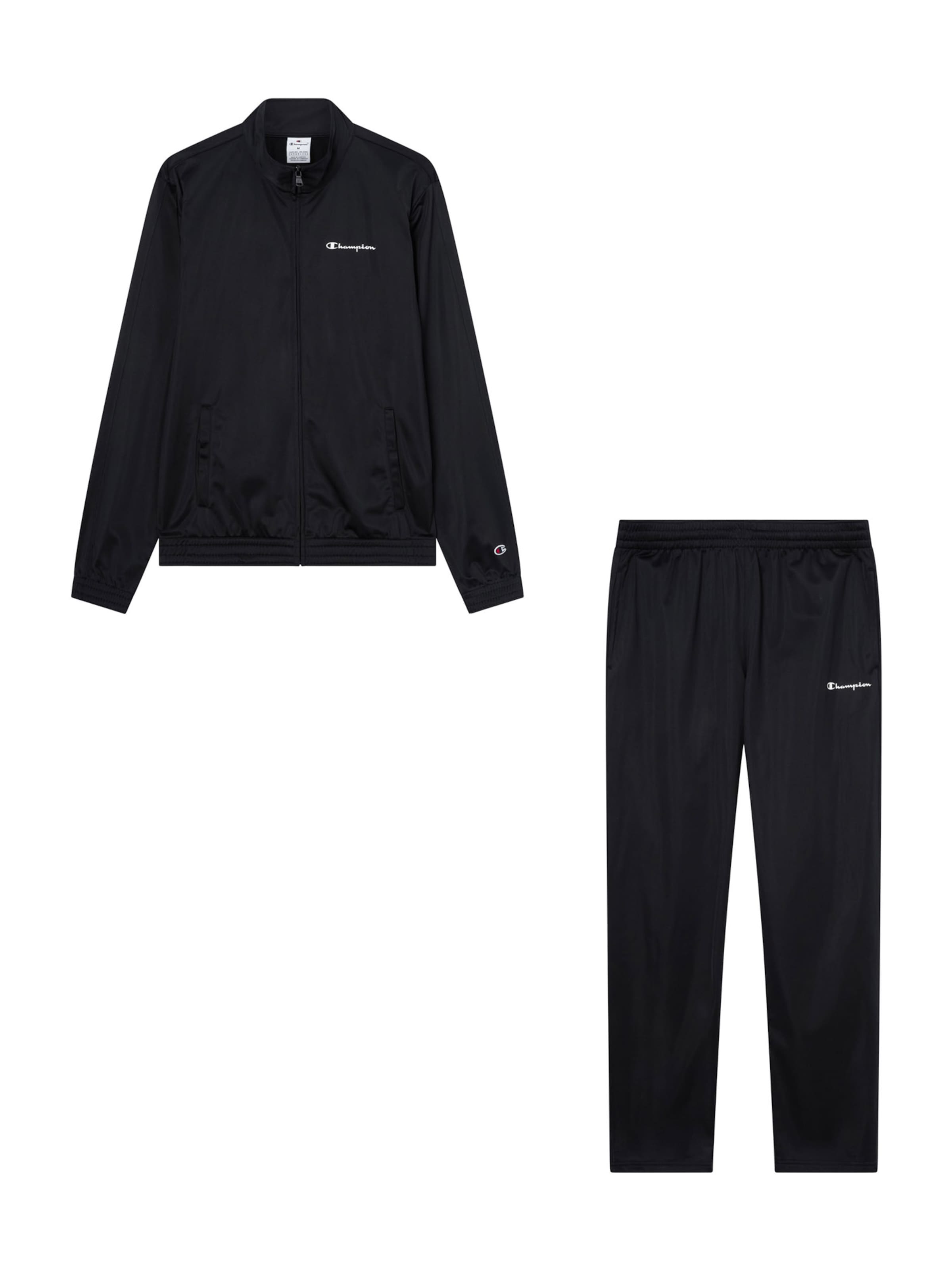 Champion Authentic Athletic Apparel Φόρμα σε μαύρο: μπροστά