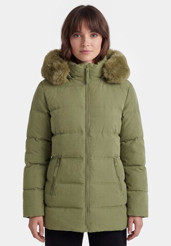 Usha Winter Jacket in Green: front