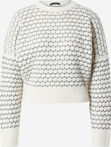 Pull-over Sisley en blanc : devant