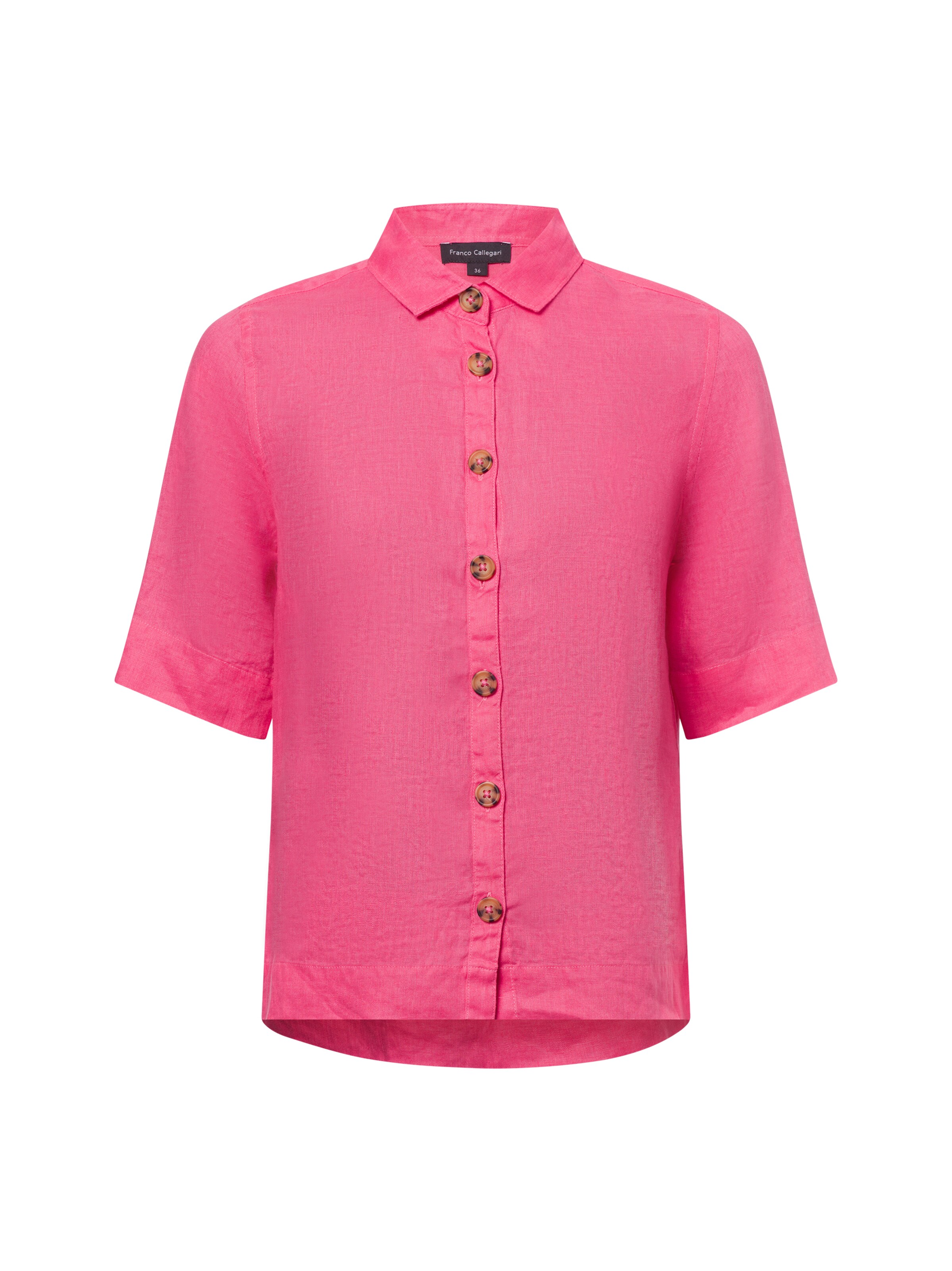 Franco Callegari Bluse in Pink: Vorderseite