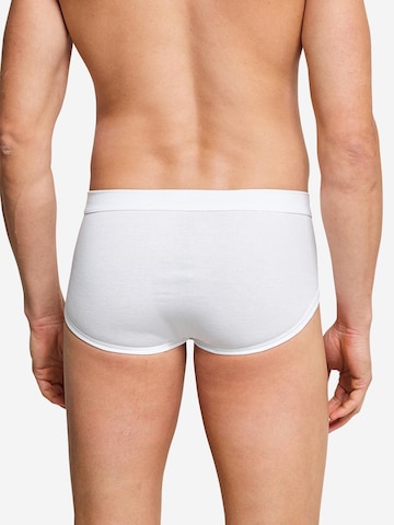 SCHIESSER Slip 'Cotton Essentials Doppelripp'‌‌‌‌‌‌‌‌‌ in Weiß