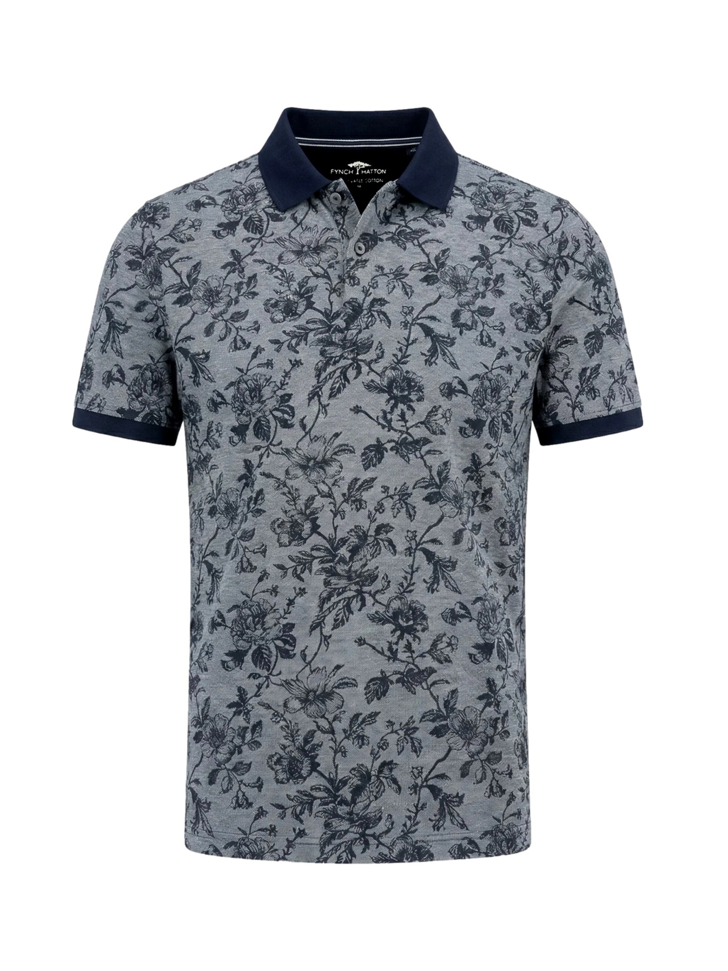 FYNCH-HATTON Poloshirt in Blau: Vorderseite