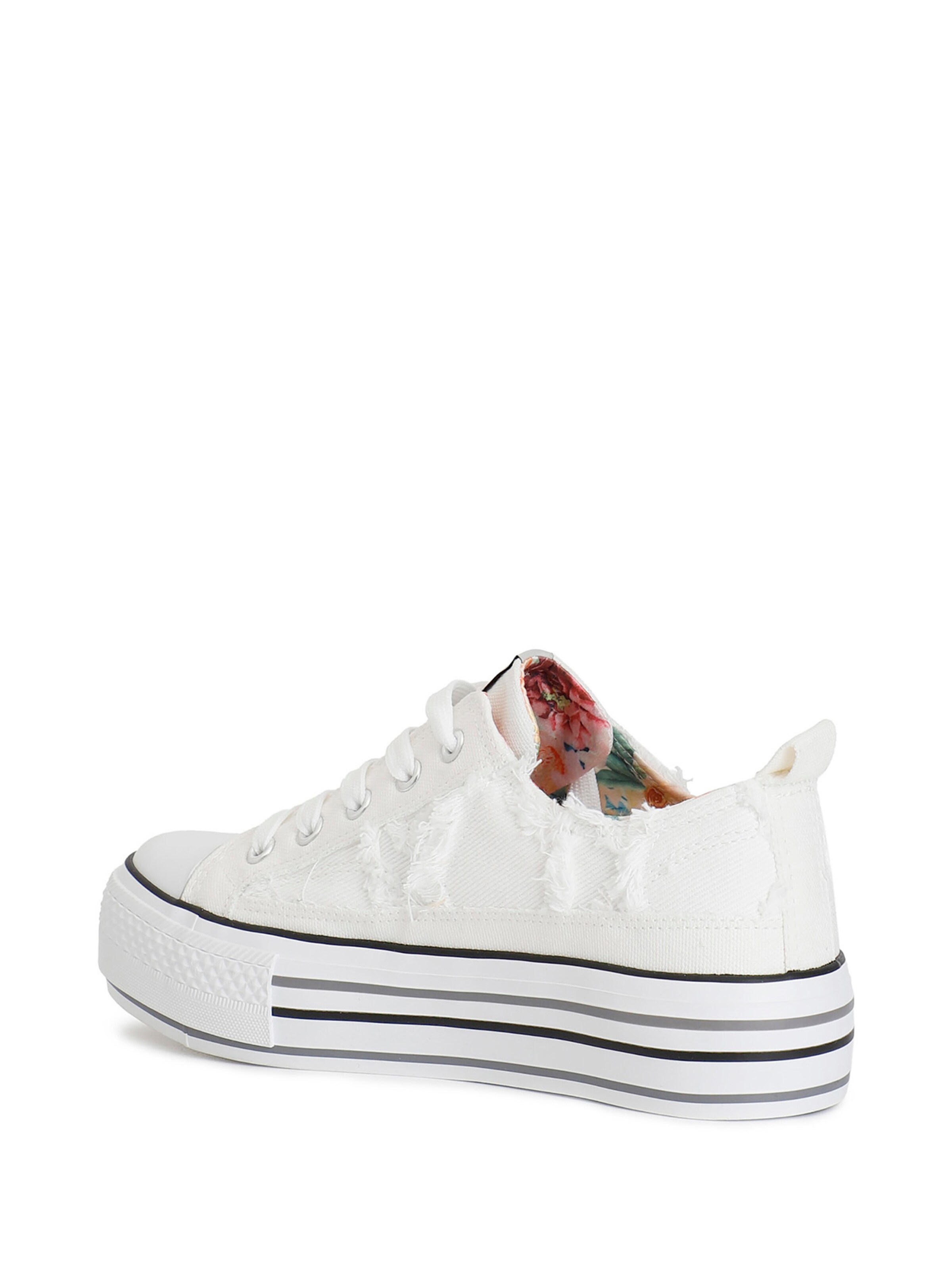 Baskets basses CAFè NOIR en blanc