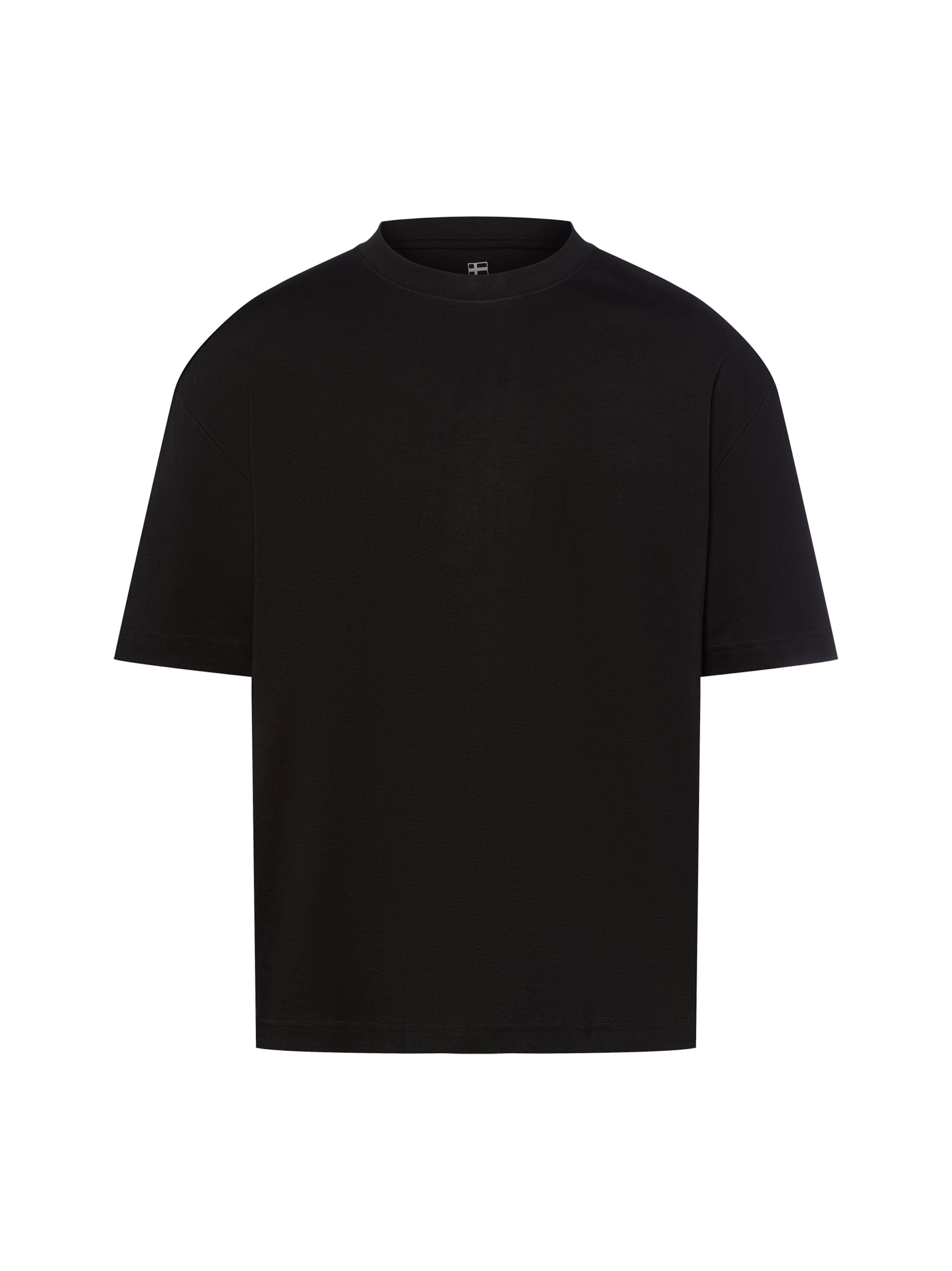 Nils Sundström Shirt in Zwart: voorkant