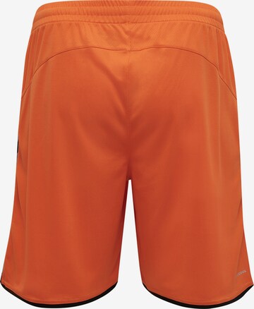 Hummel - Regular Calças de desporto 'Poly' em laranja