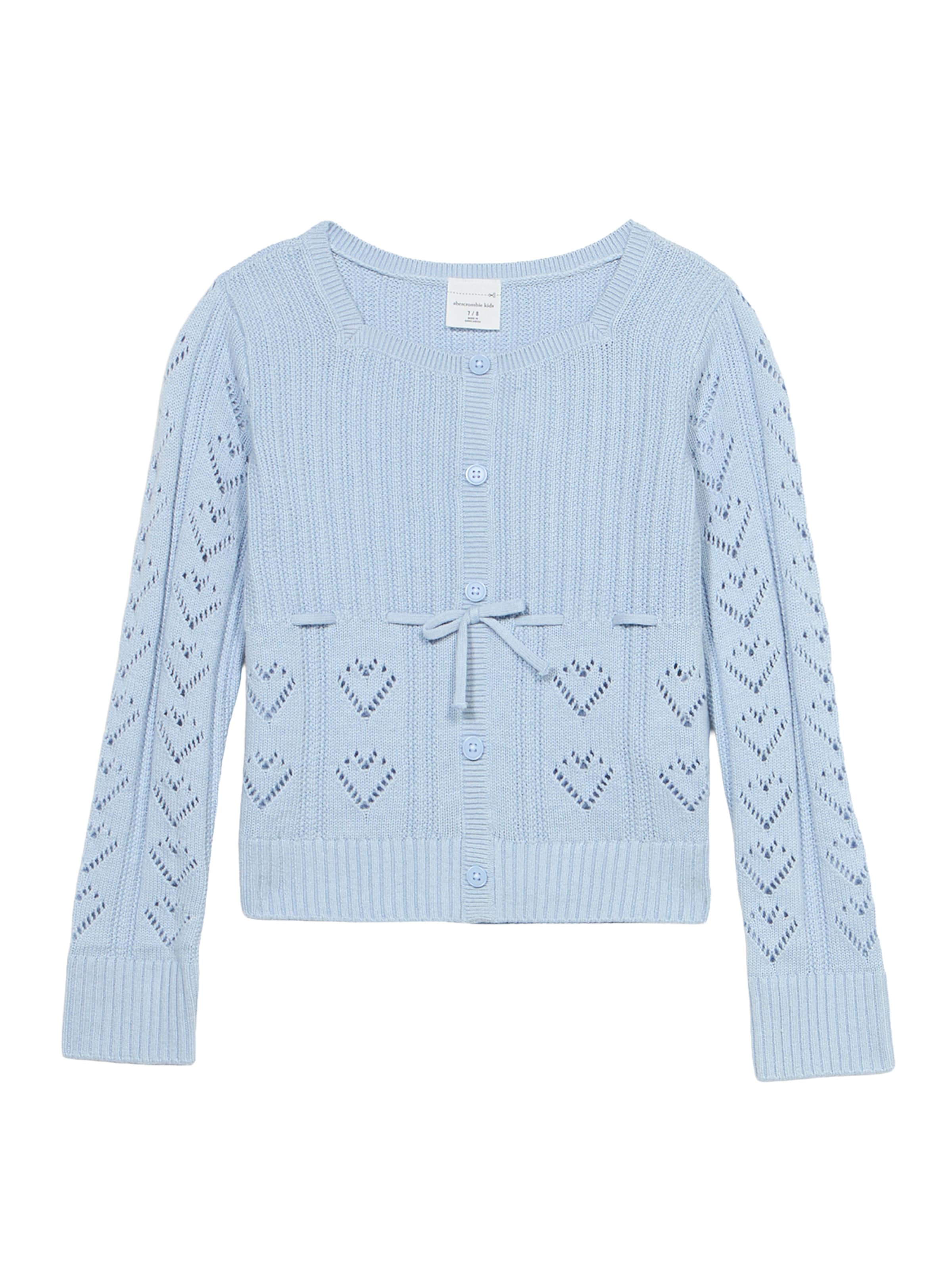 Abercrombie & Fitch Kardigán - kék: elől