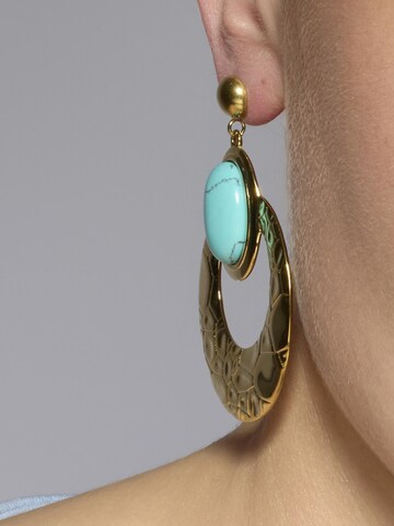Luxenter Earrings 'Rekbas' in Blue