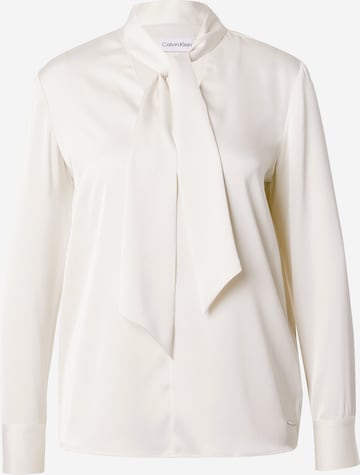 Camicia da donna di Calvin Klein in bianco: frontale