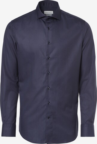 Profuomo Regular fit Business Shirt in Blue: front