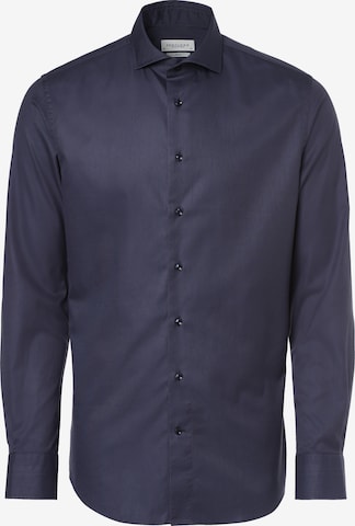 Profuomo Business Shirt in Blue: front